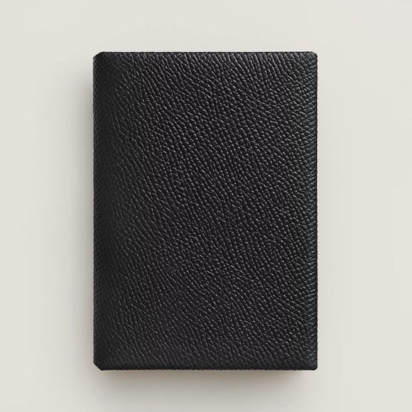 Hermes Calvi Duo Compact card holder / Noir - Picture 4 of 5